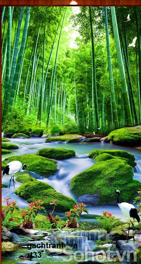 Tranh gạch 3d ốp mộ - DCNN73