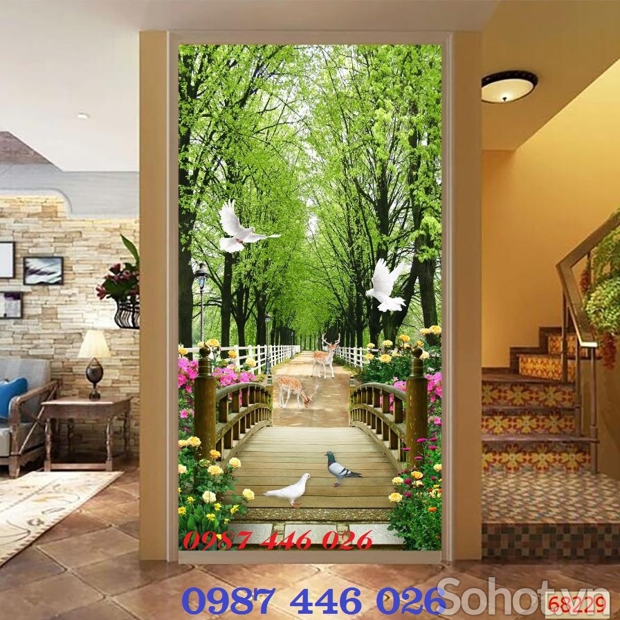 Gạch tranh thiên nhiên HP9723