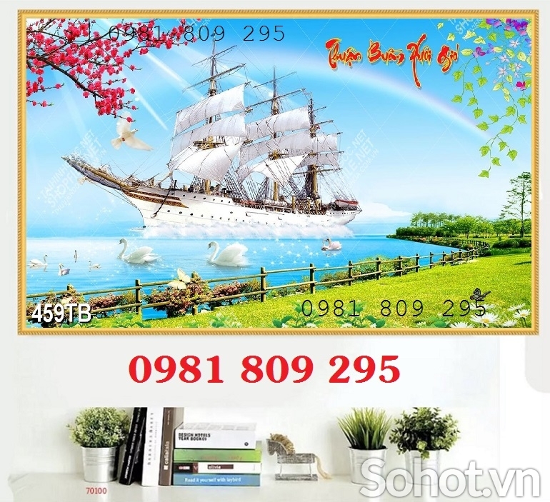 Gạch 3d ốp tường - tranh gạch thác nước