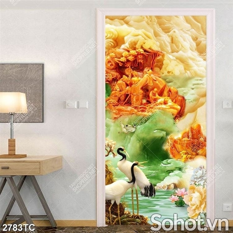 Tranh gạch 3d ốp tường hành lang - MCB532