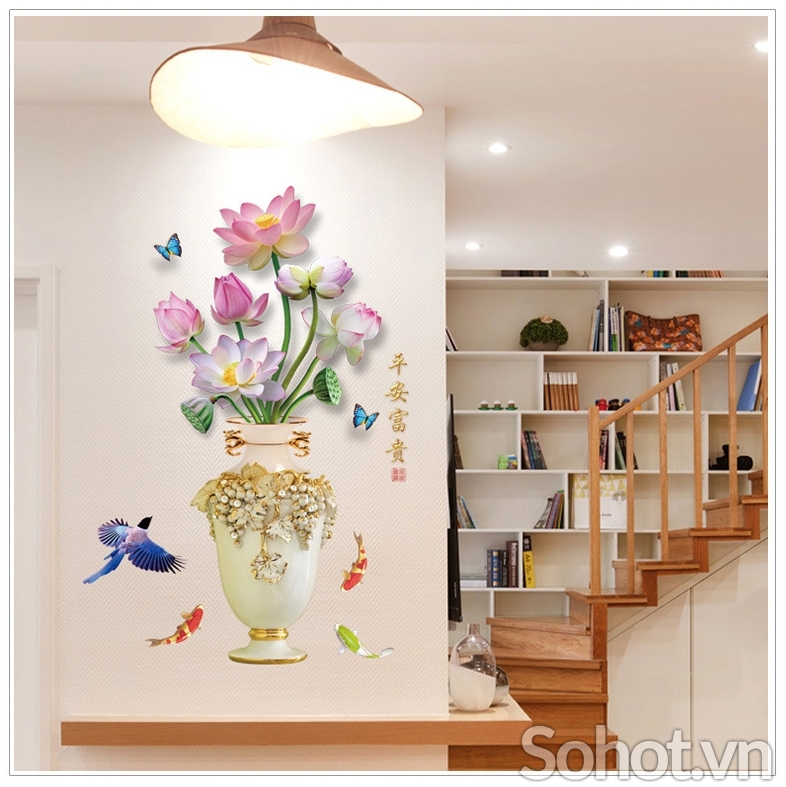 Tranh gạch 3d trang trí phòng khách đẹp - 77CM