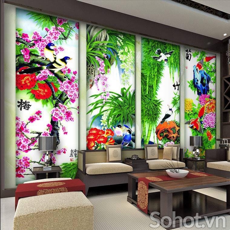 Tranh 3D trang trí phòng