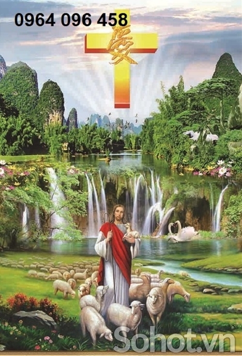 Tranh gạch thiên chúa 3d - FDS42