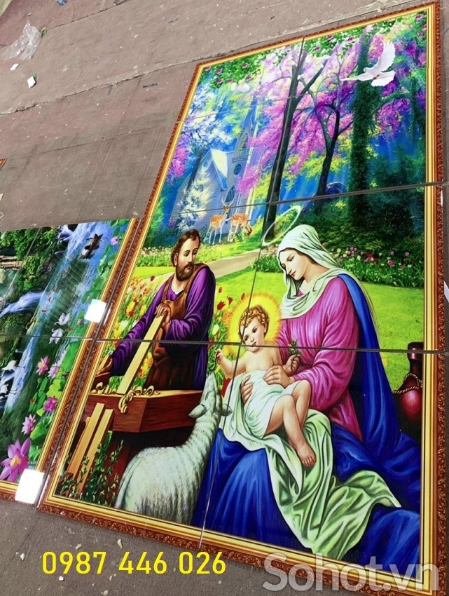 Tranh gạch men công giáo HP235