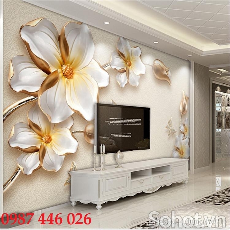Tranh gạch hoa 3d HP722