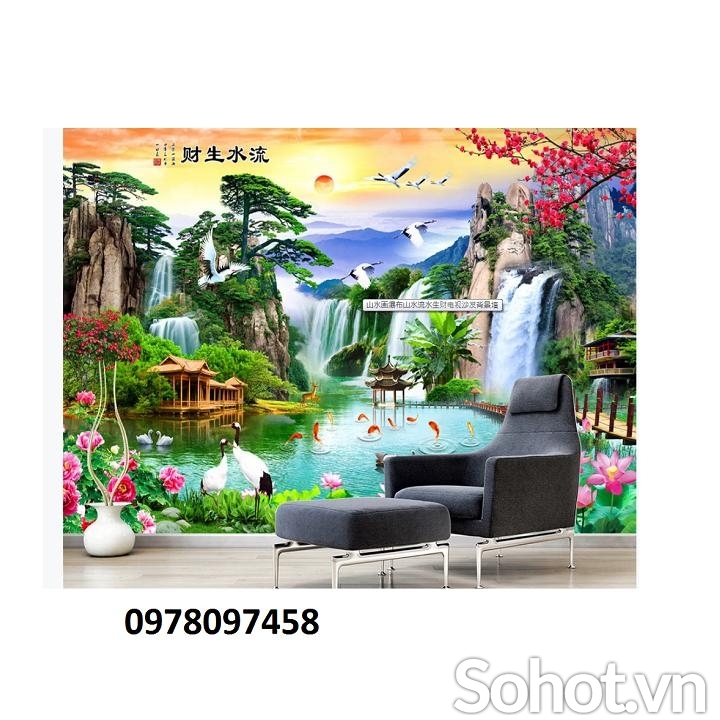 Tranh gạch 3D - tranh phong cảnh