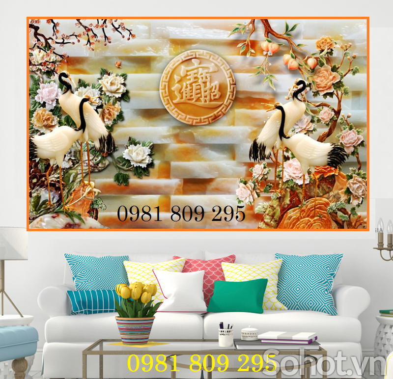 Gạch trang trí 3d sứ ngọc