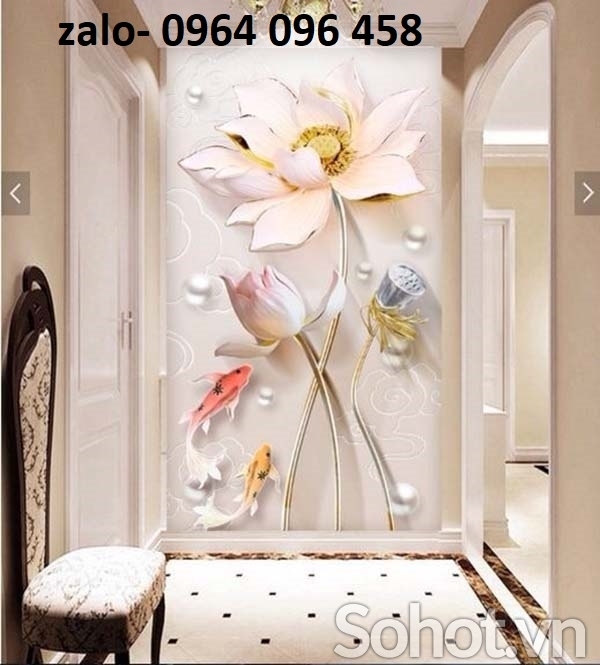 Tranh gạch 3d ốp tường phòng khách - hành lang - SXVCB63