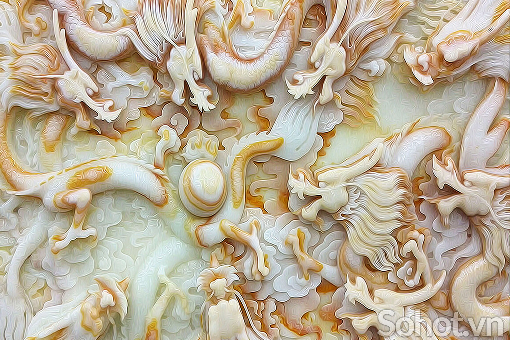 Tranh gạch 3d hoa ngọc - FDS4