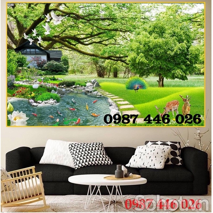 Gạch tranh phong cảnh HP7273