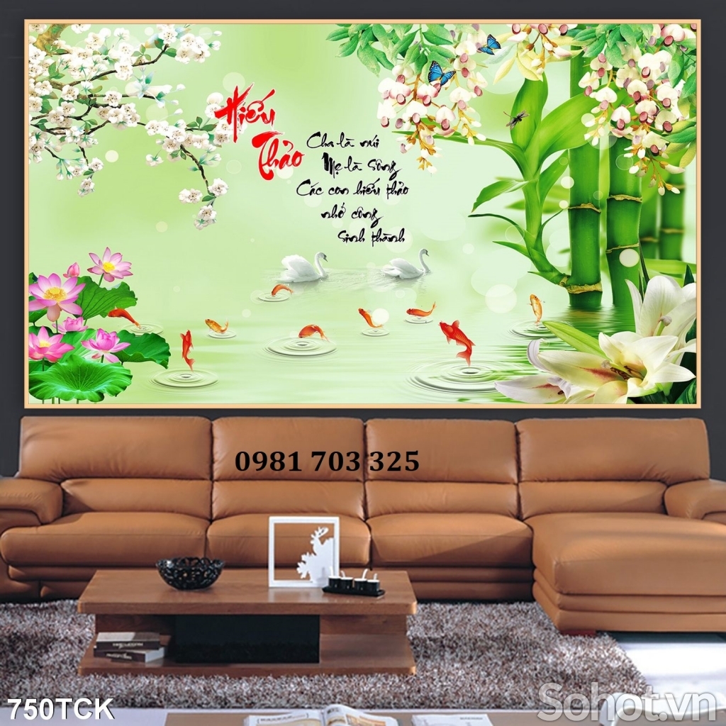 Tranh gạch 3d trang trí hình cá