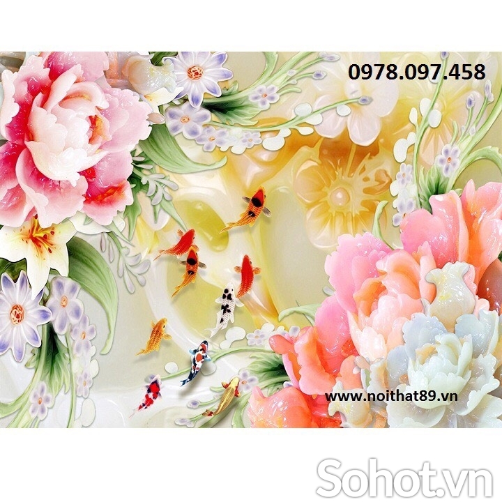 Gạch tranh 3D sứ ngọc