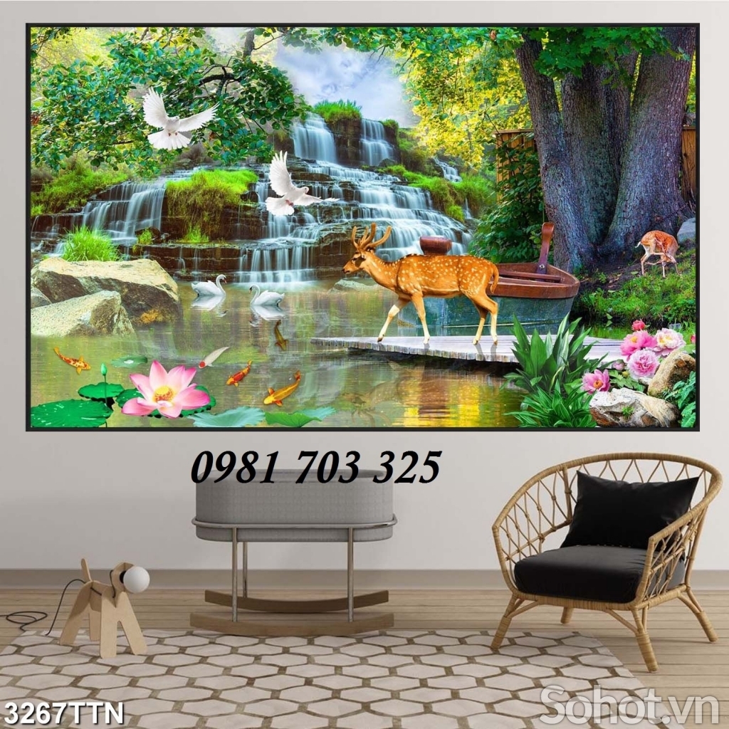 Tranh gạch 3D, tranh phong cảnh