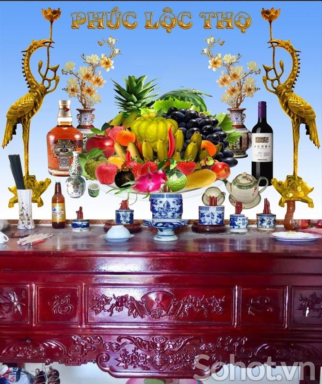 Tranh phòng thờ- tranh gạch 3D ốp tường