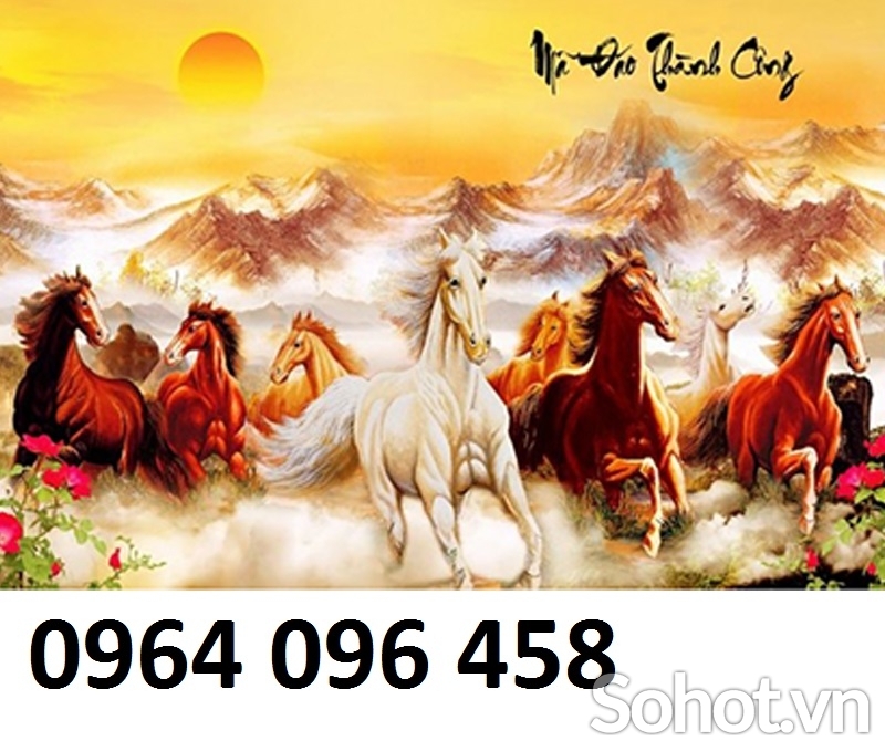 Tranh gạch 3d mã đáo thành công - GFD071