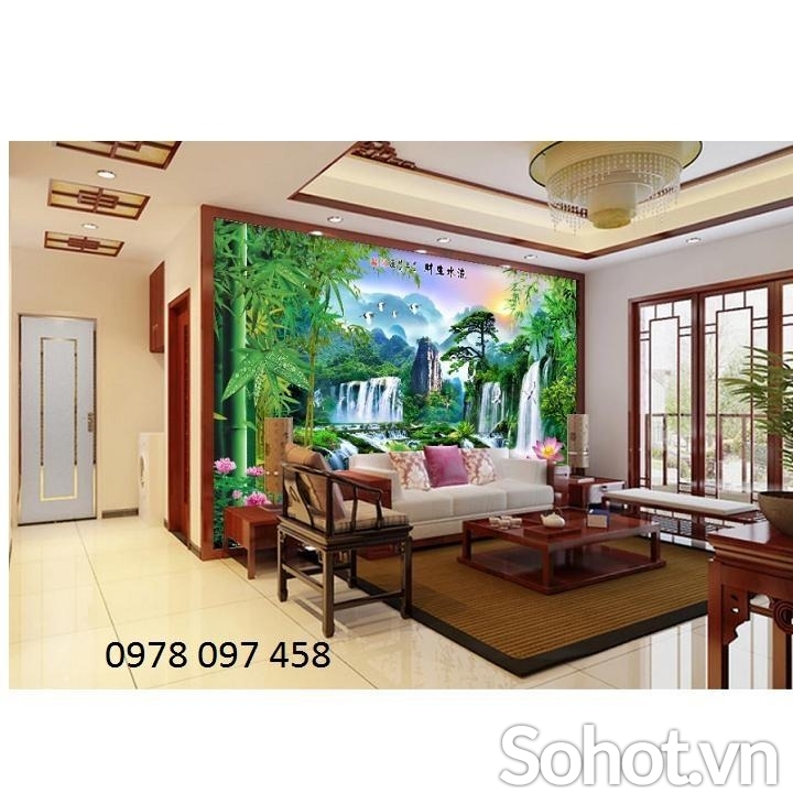 Tranh phong cảnh - gạch tranh 3D