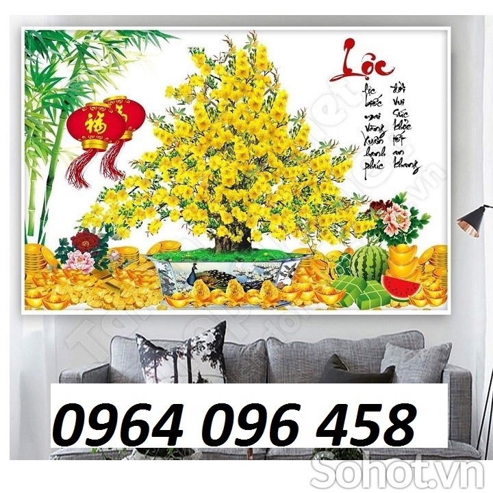 Tranh gạch 3d hoa mai - CXV43