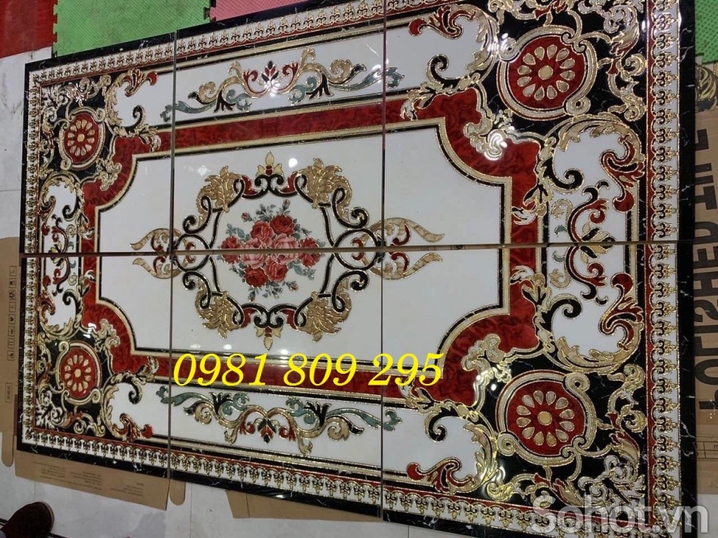 Gạch thảm - thảm gạch lát phòng khách