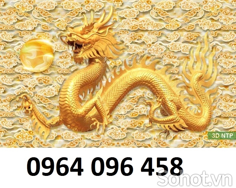 Tranh gạch 3d rồng phượng - CVC4