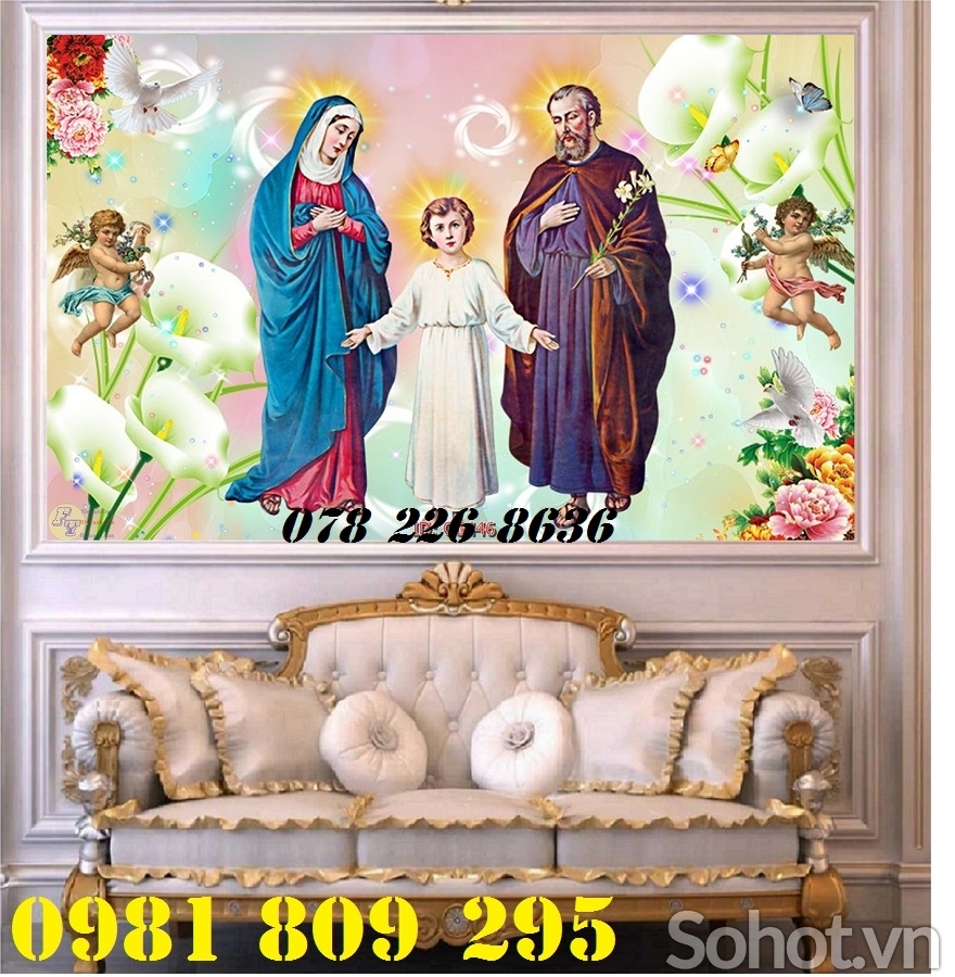 Gạch tranh 3d thiên chúa - tranh công giáo