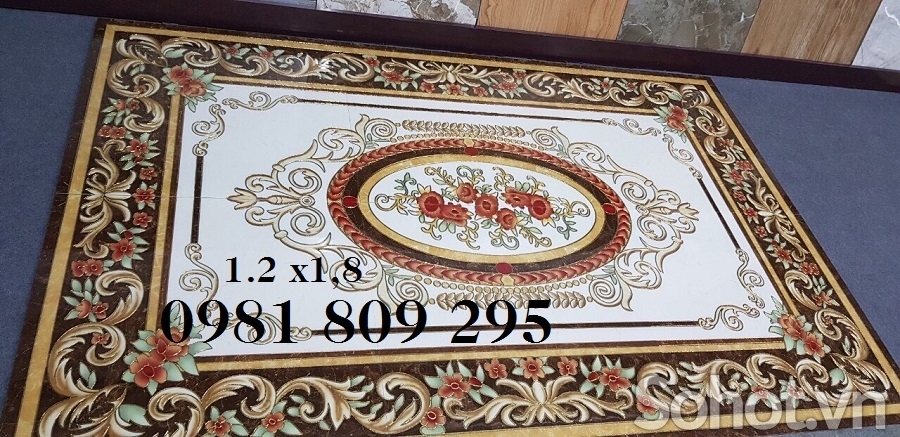 Gạch trang trí nền nhà phòng khách FDF7