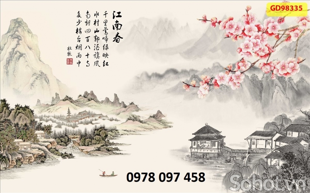 Tranh dán phòng khách