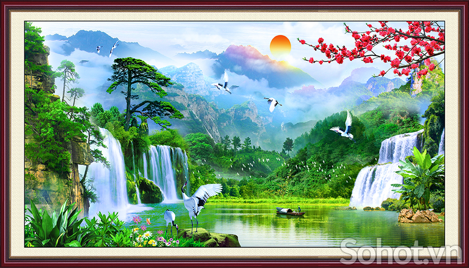 GẠCH TRANH 3D A23