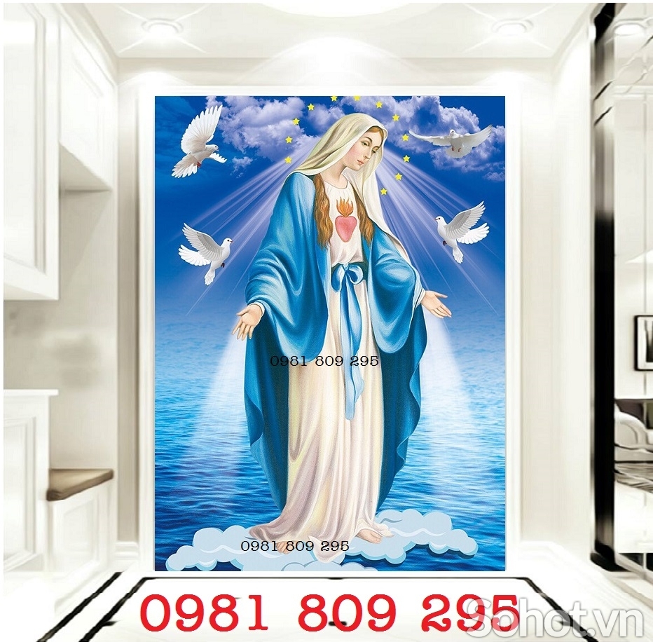 Gạch tranh Đức Mẹ Maria , công giáo