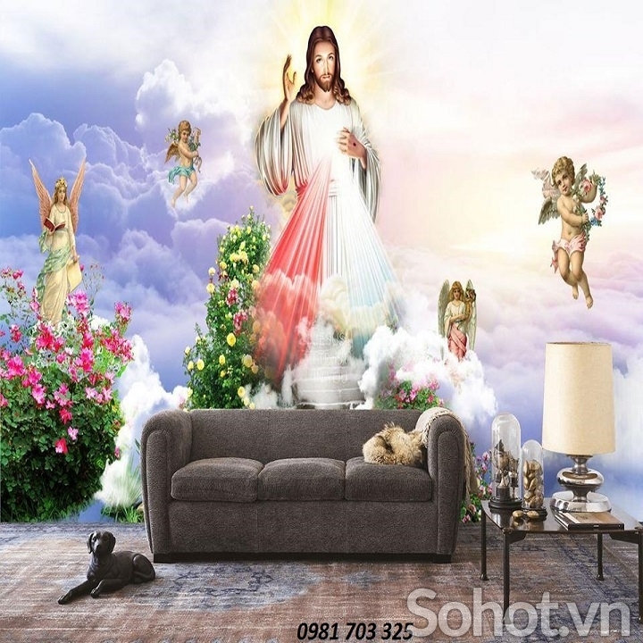 tranh gạch men 3Dvcông giáo
