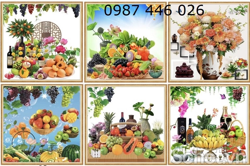 Gạch tranh phòng bếp HP87272