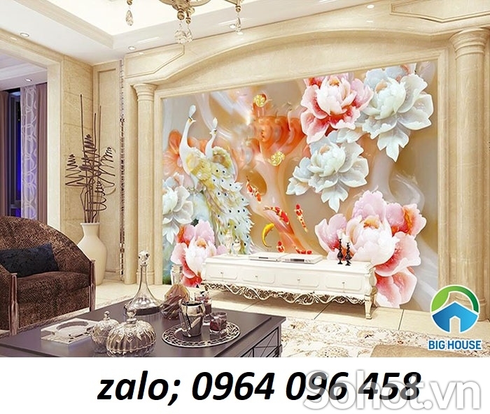 Tranh gạch 3d bóng kính -MNV54