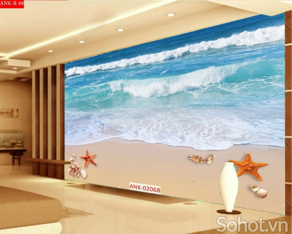 Tranh gạch 3d cảnh biển - LMN65