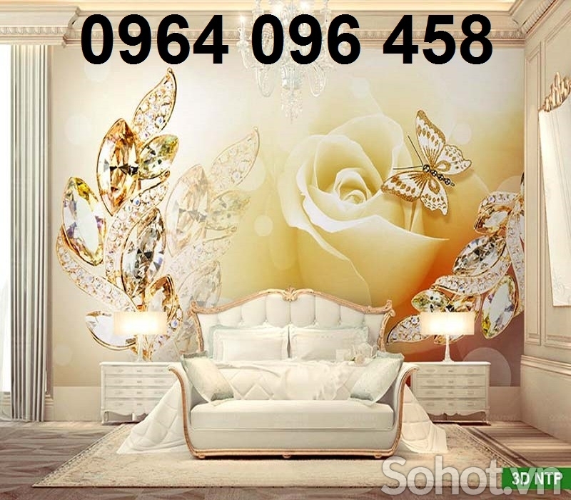 mẫu tranh gạch dán tường phòng ngủ - FK99