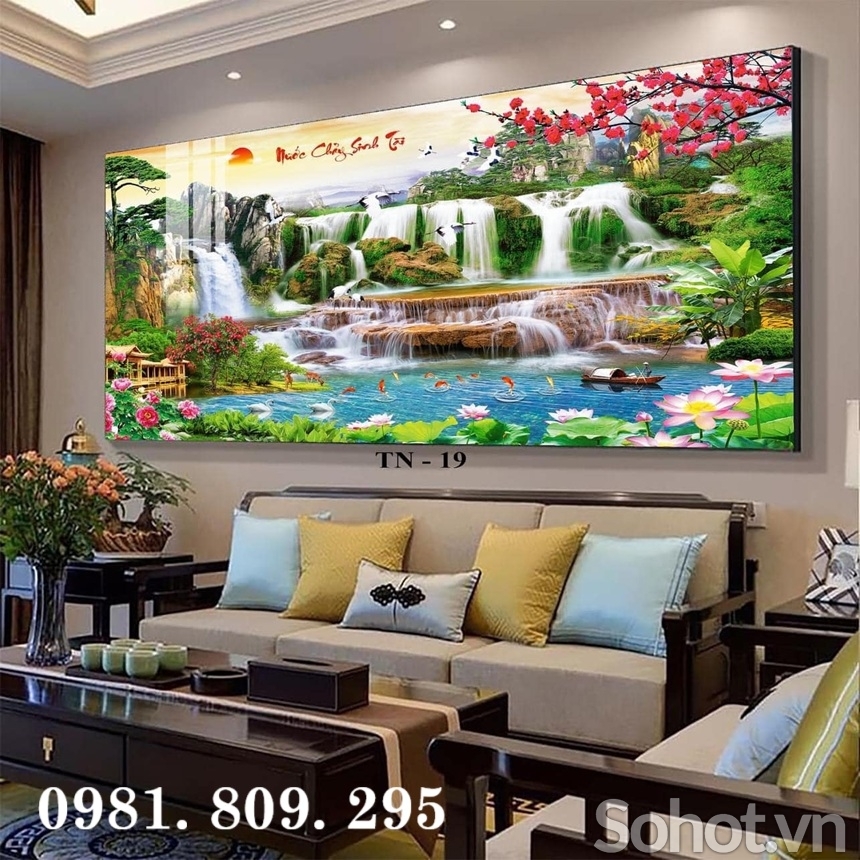 Tranh 3d , gạch tranh cao cấp phong cảnh