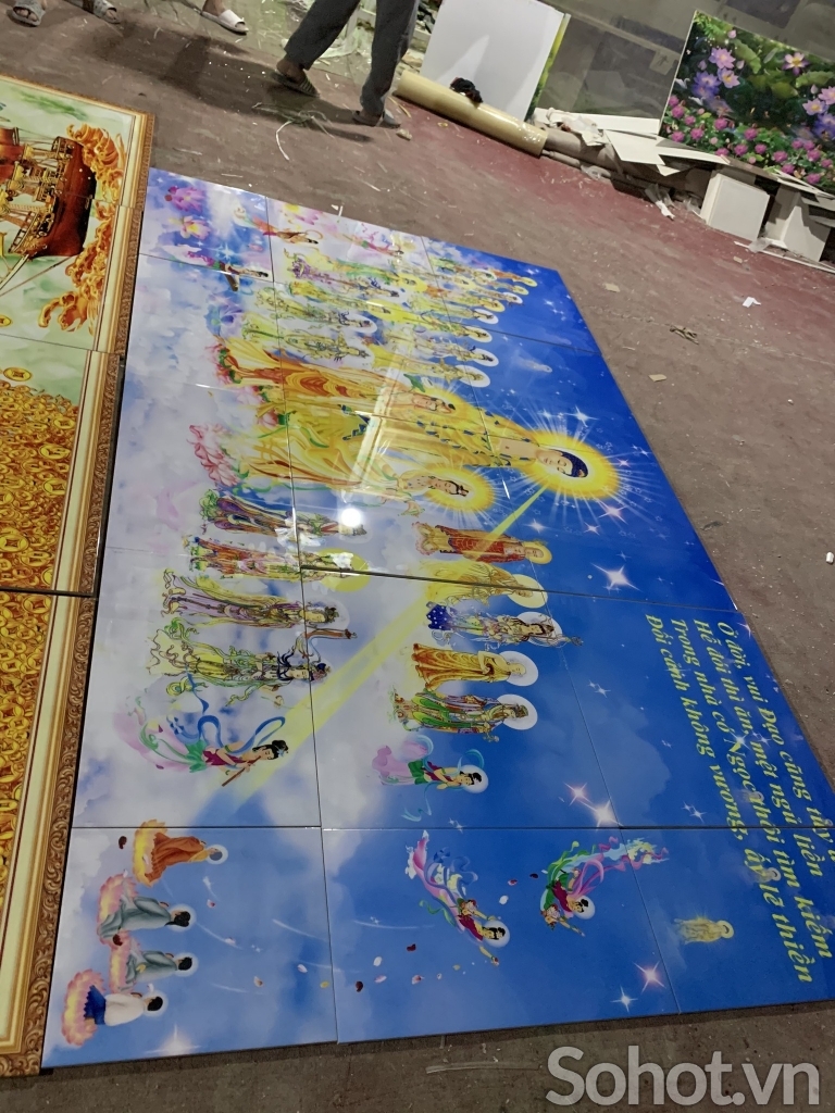 Tranh gạch 3d sản xuất theo yêu cầu