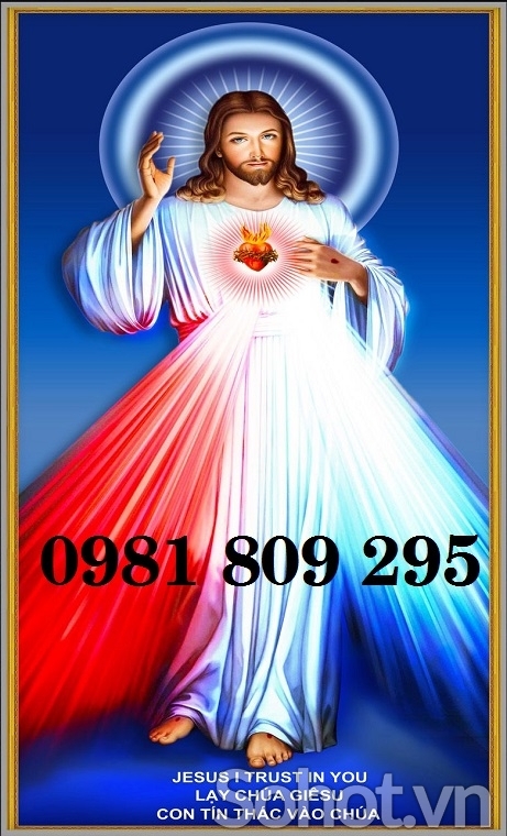 Tranh chúa - gạch tranh 3d công giáo