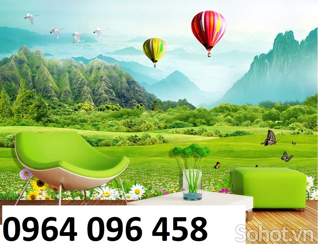 Tranh gạch 3d con đường hàng cây - CBV643
