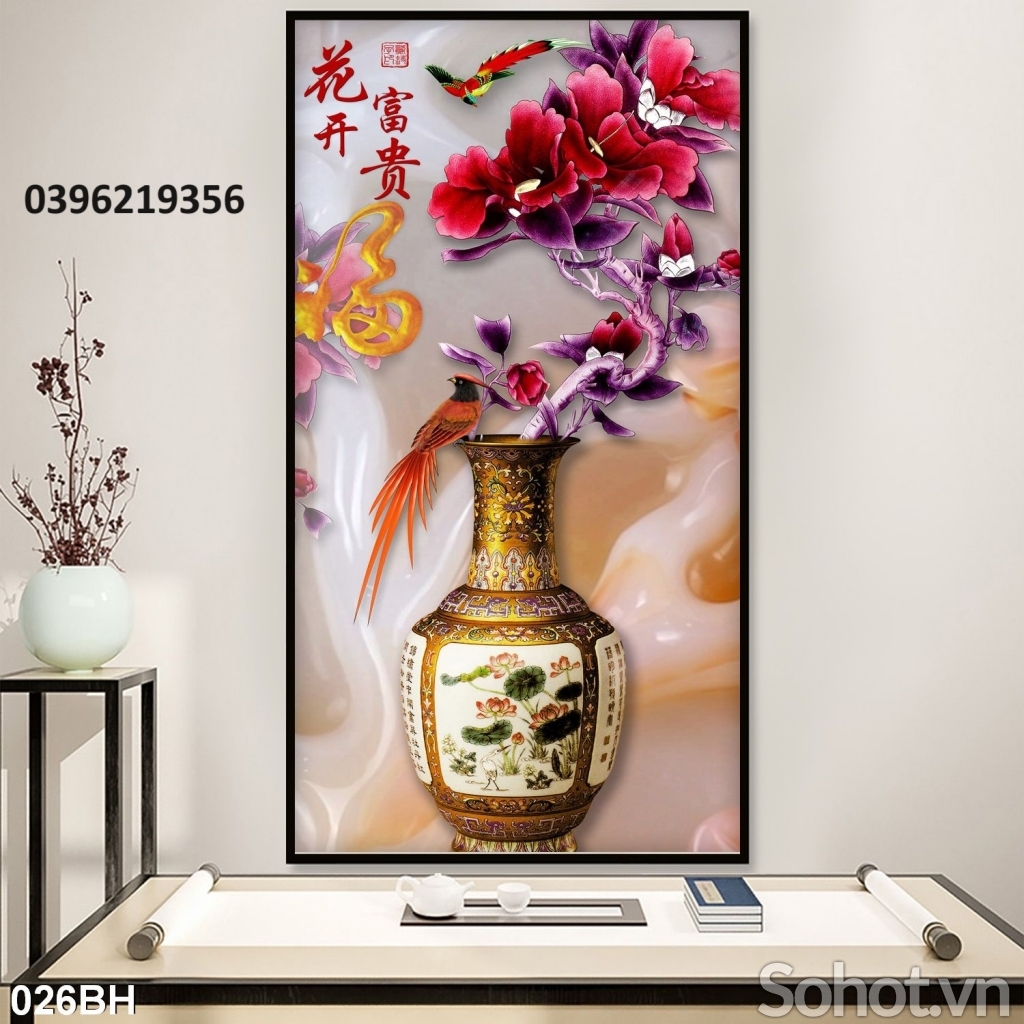 Gạch bình hoa 3D đẹp