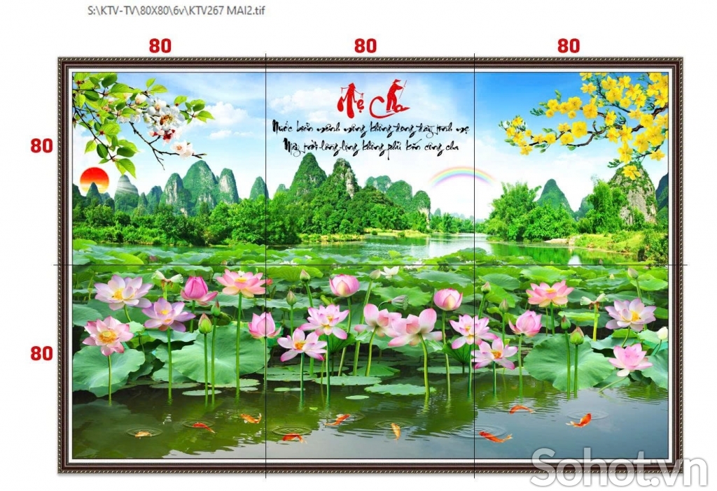 Tranh gạch 3d ốp mộ - gạch 3d ốp nhà mồ - NXC21