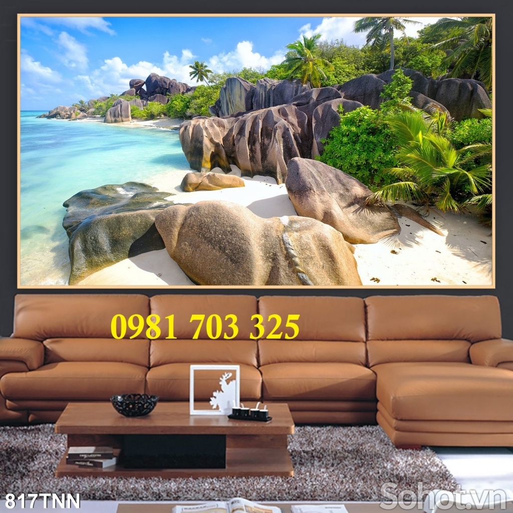 Gạch men 3D phong cảnh trang trí tường