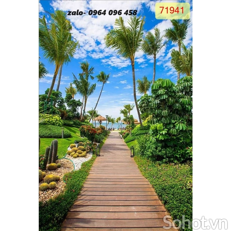 Tranh gạch 3d phong cảnh thiên nhiên - SXC6