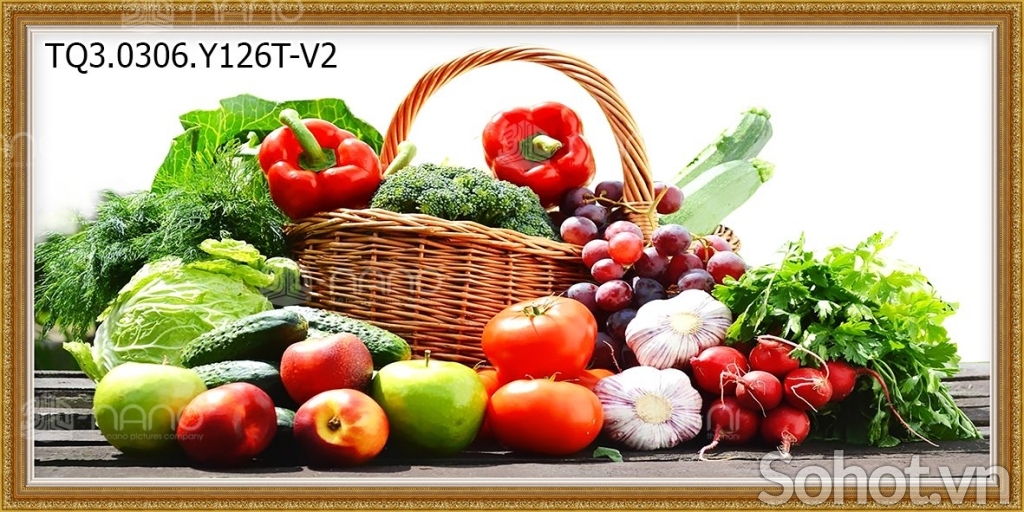 Tranh gạch 3d ốp tường phòng bếp - SLM90