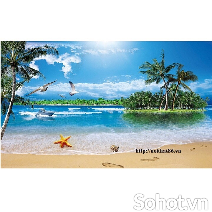 Gạch tranh họa tiết phong cảnh thiên nhiên