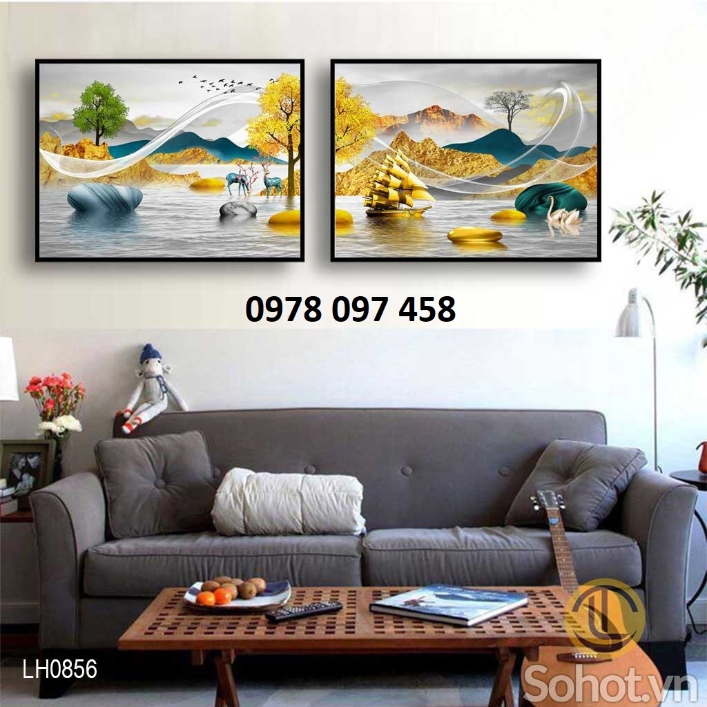 Gạch tranh 3D - tranh thuận buồm xuôi gió