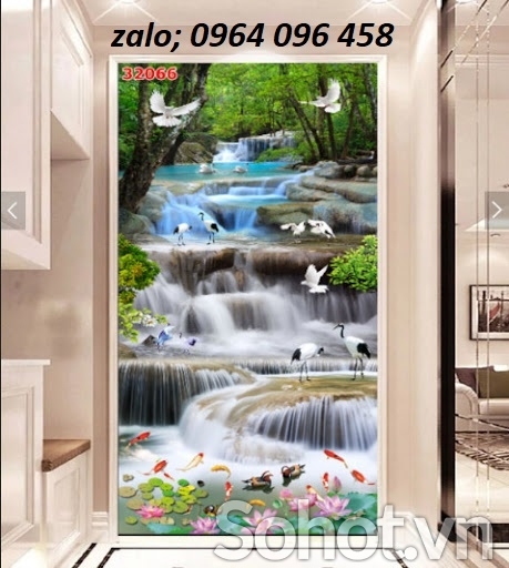 gạch 3d tranh khổ dọc - SX10