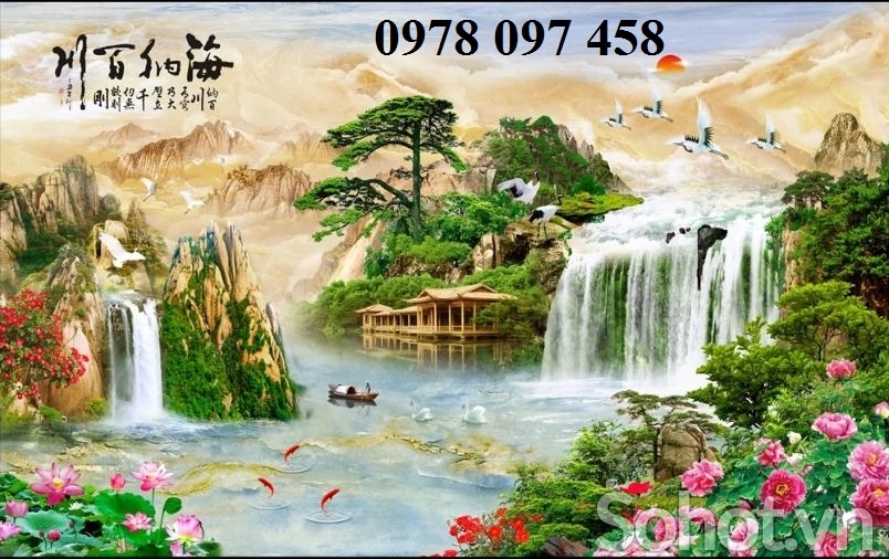 Gạch tranh phong cảnh