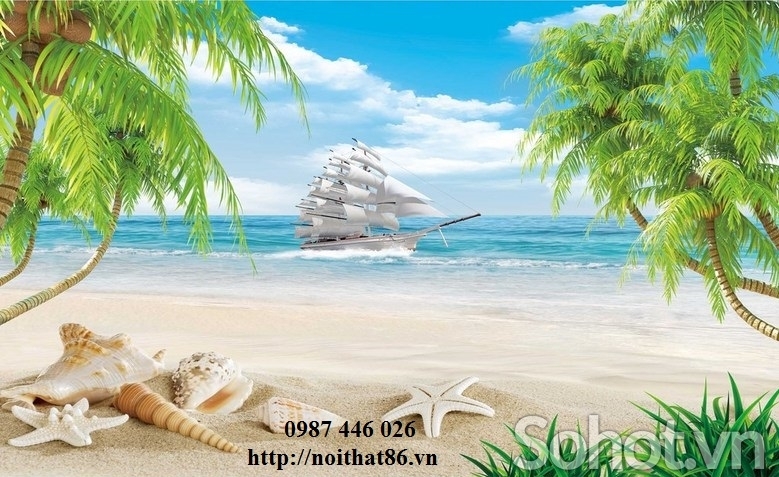 Tranh gạch men thuận buồm xuôi gió HP9233