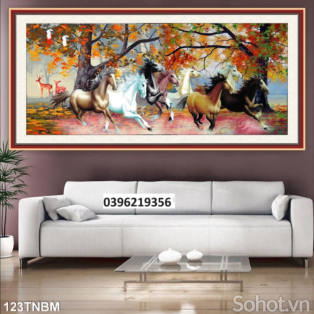 Gạch tranh mã đáo 3d trang trí đẹp