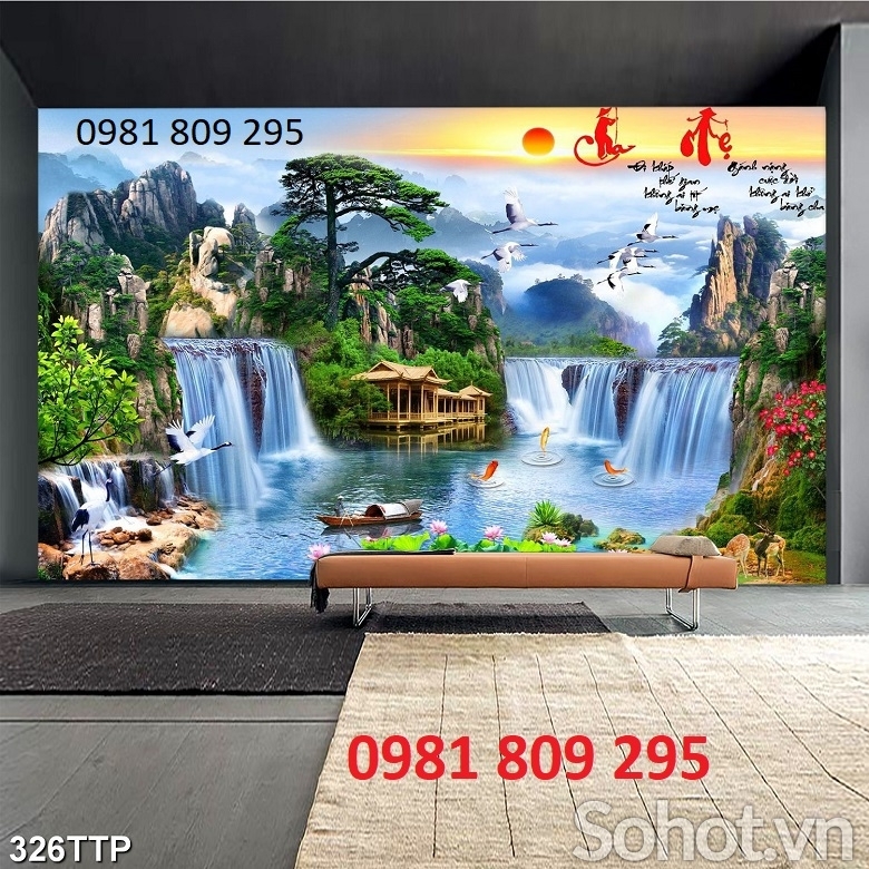 Gạch Tranh Trang Trí - Tranh Gạch 3D Hn9494