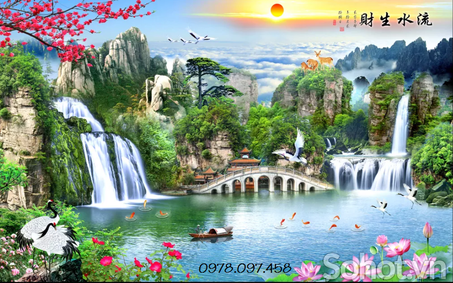 Tranh treo tường phòng 3d